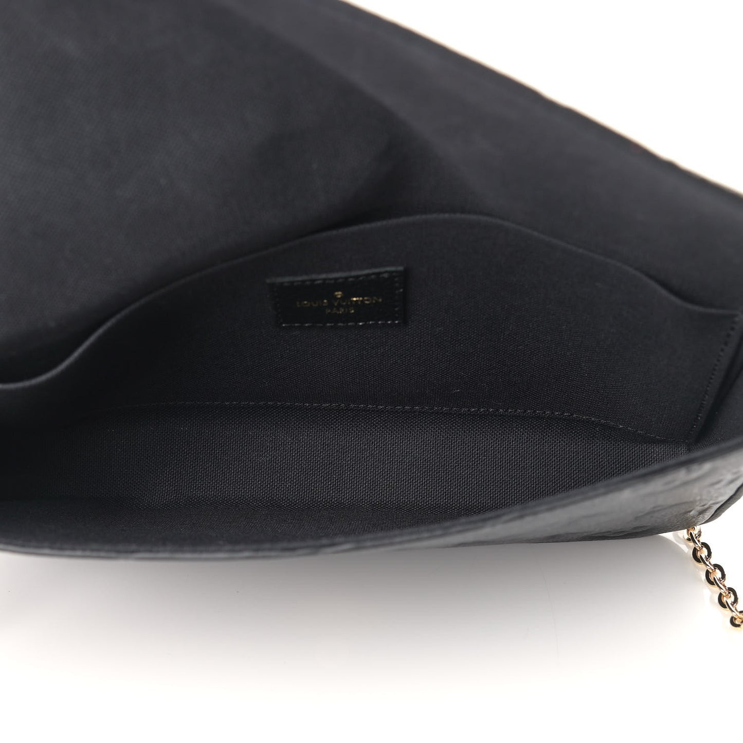 Empreinte Pochette Felicie Chain Wallet Black