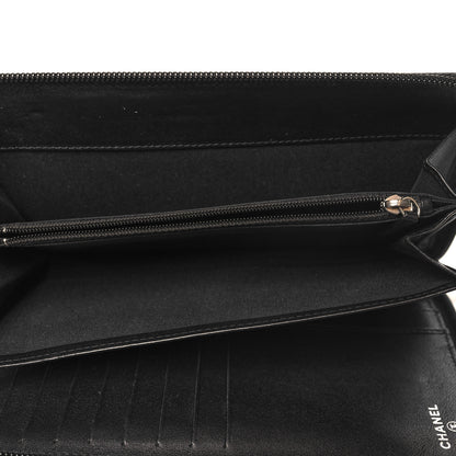 Chanel Caviar Large Timeless CC Zip Around Organizer Wallet Black 6 of 11