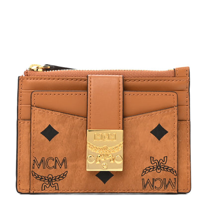 MCM Visetos Patricia Card Case Cognac 1 of 6