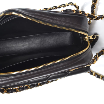 Chanel Lambskin Quilted Shoulder Bag Black 5 of 9