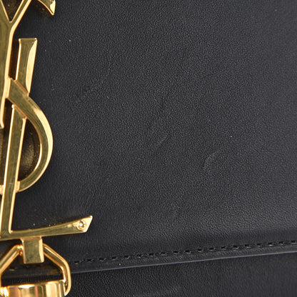 Saint Laurent Smooth Calfskin Classic Monogram Kate Tassel Chain Wallet Black 5 of 7