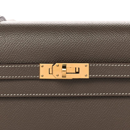Hermes Epsom Kelly Wallet To Go Etoupe 6 of 10