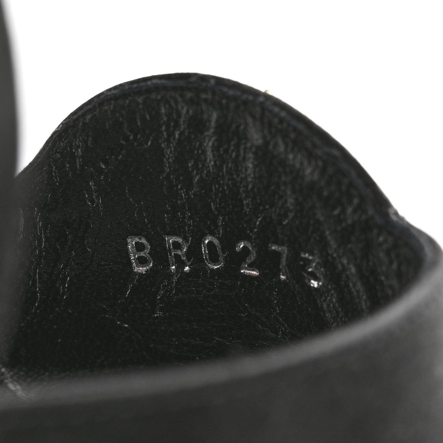 Satin Met Sandal 36.5 Black