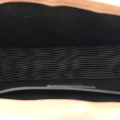 Saint Laurent Grain De Poudre Textured Mixed Matelasse Medium Triquilt Monogram Satchel Dark Latte 5 of 13