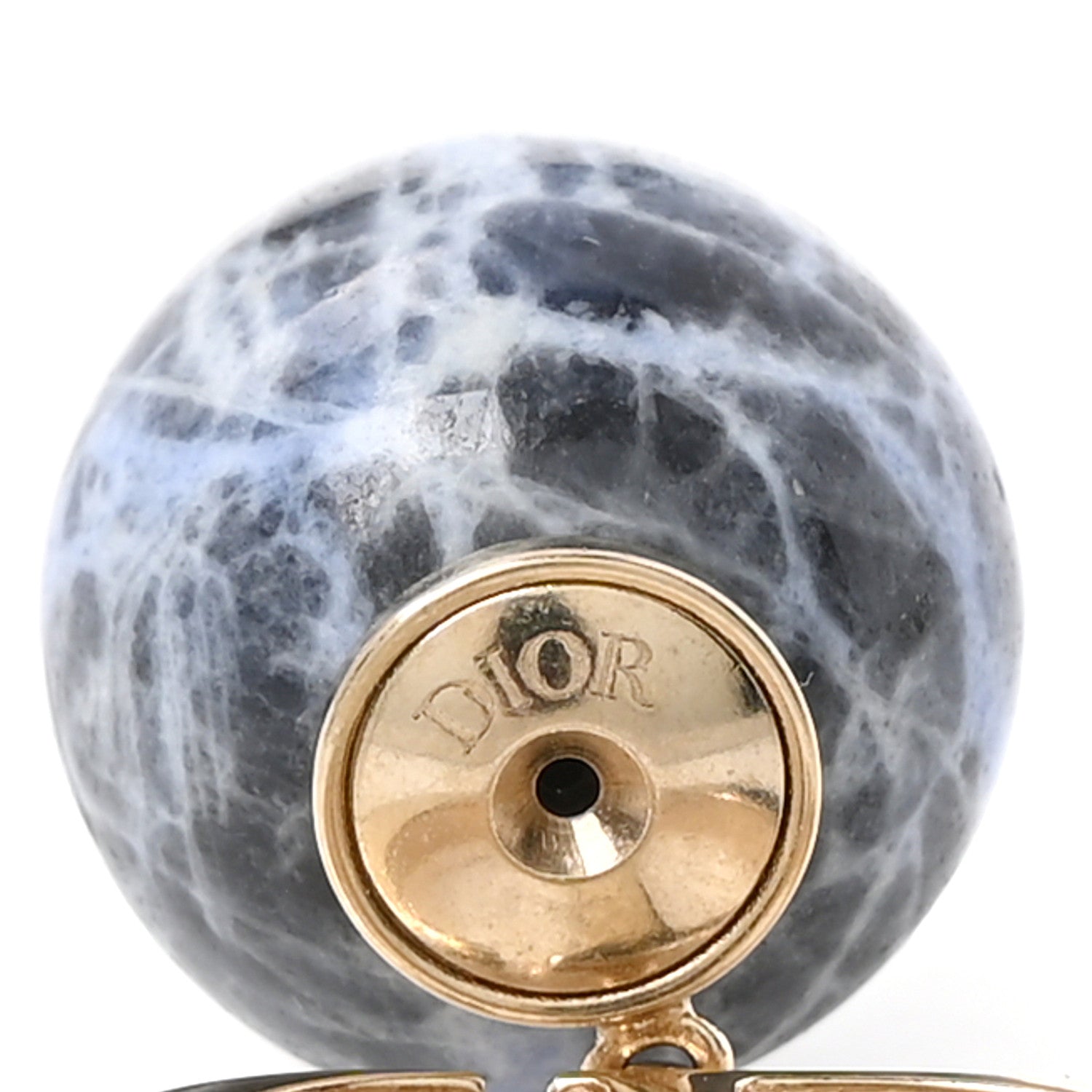 Christian Dior Marble CD Tribal Earrings Blue 1875216 – FASHIONPHILE