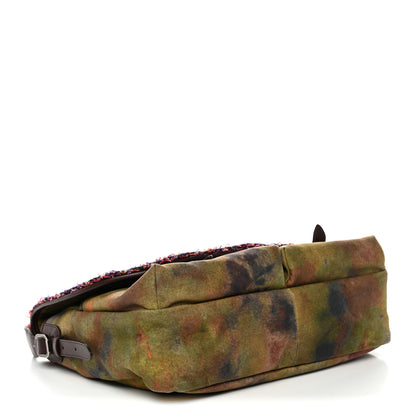 Chanel Washed Toile Large Graffiti On The Pavements Messenger Khaki Multicolor 4 of 12