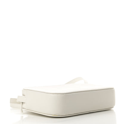 Balenciaga Calfskin Logo S Everyday Camera Bag White 4 of 14