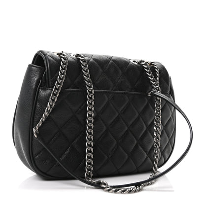 Chanel Calfskin Quilted Casual Pocket Messenger Flap Black 3 of 10
