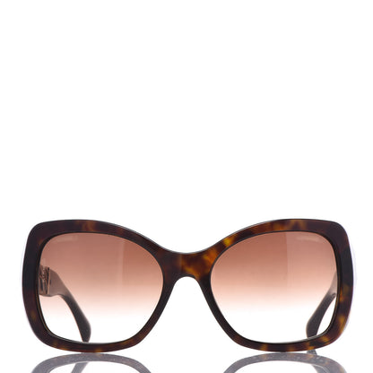 Chanel Acetate Metal Chain Square Sunglasses 5305 Brown 3 of 8