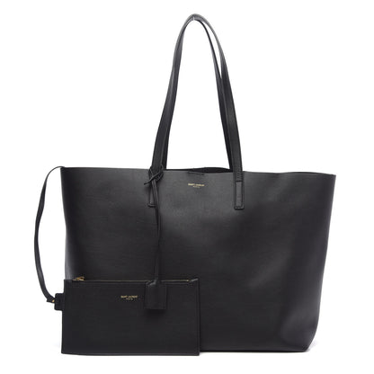 Saint Laurent Calfskin Large Shopping Tote Black 1 of 10
