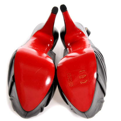 Christian Louboutin Calfskin Miss Benin 160 Pumps 35 Black 5 of 6