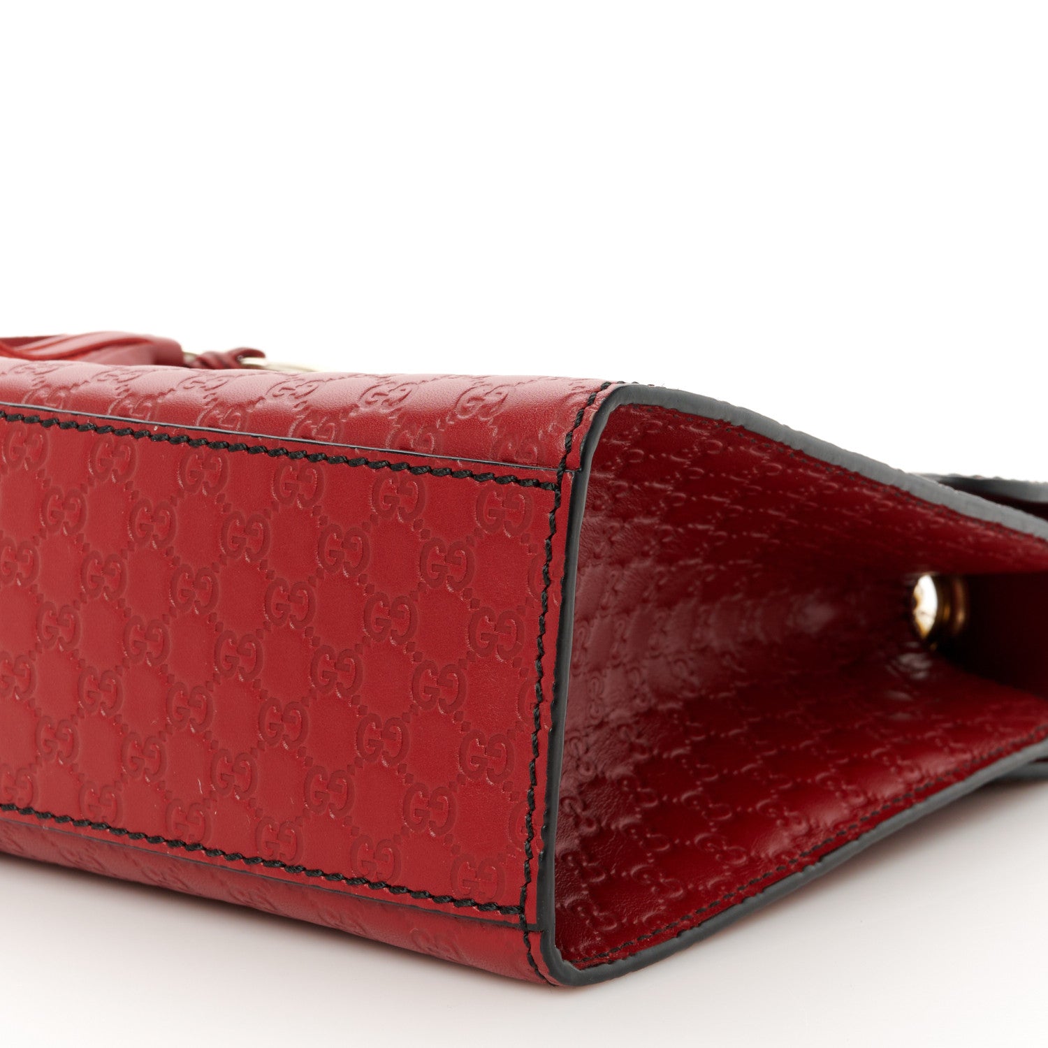 Gucci Microguccissima Medium Emily Chain Shoulder Bag Red 10 of 10