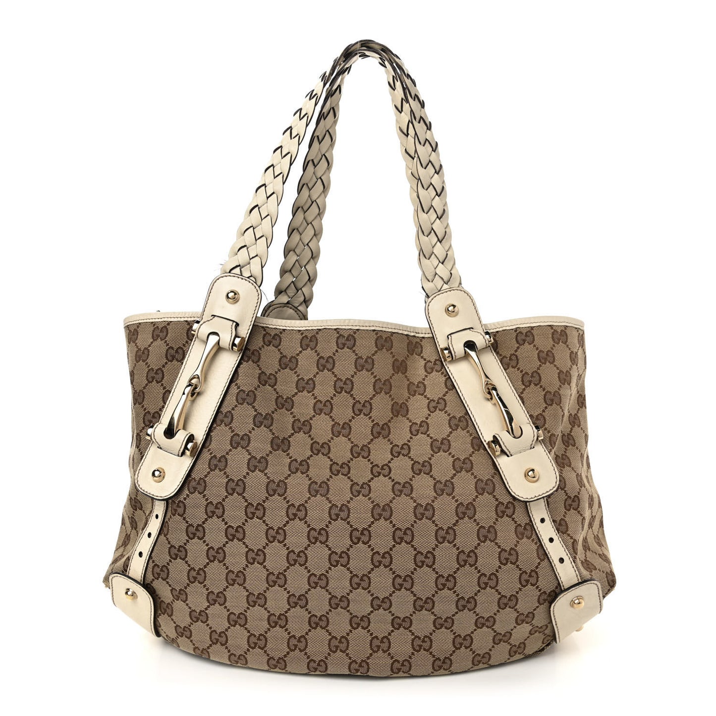 Monogram Medium Pelham Shoulder Bag Off White