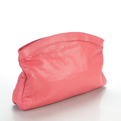 Balenciaga Agneau Giant 12 Gold Hardware Premier Clutch Rose Bonbon 3 of 8