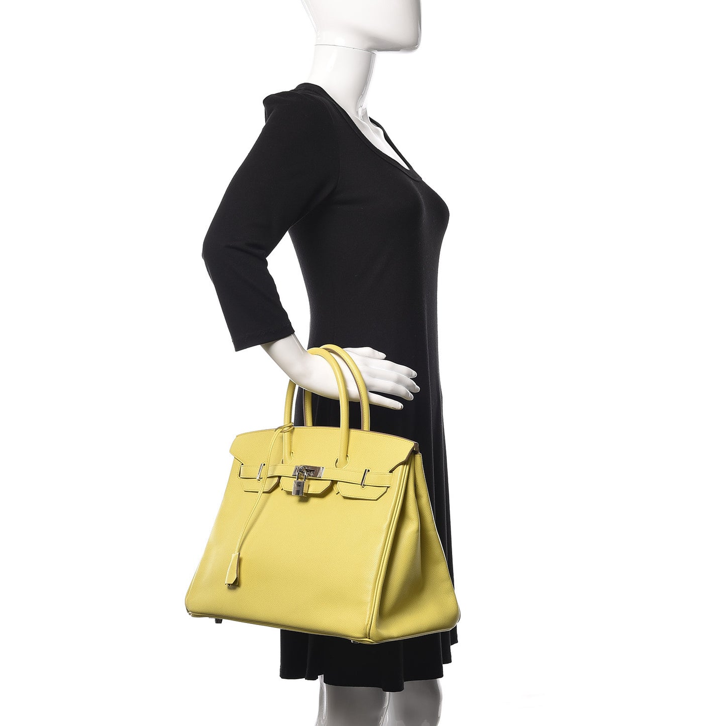 Epsom Birkin 35 Lime