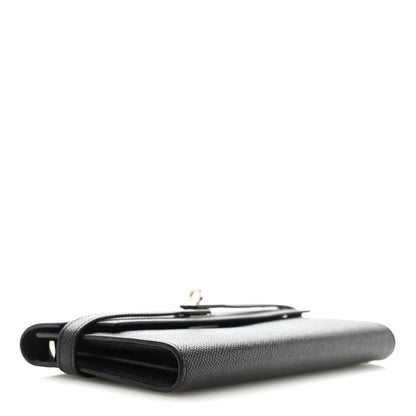 Hermes Epsom Kelly Longue Wallet Black 4 of 7