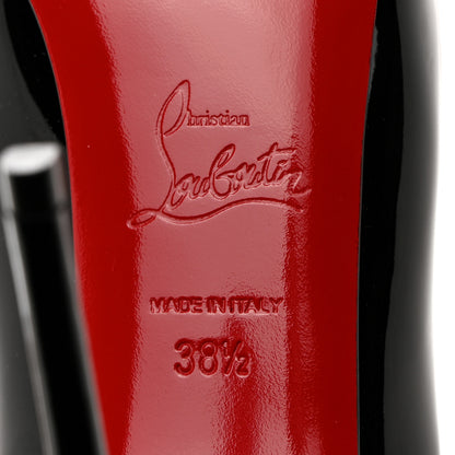 Christian Louboutin Patent New Very Prive 120 Pumps 38.5 Black 7 of 8