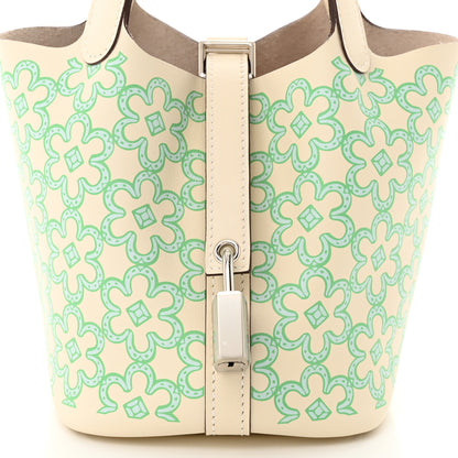 Hermes Swift Micro Lucky Daisy Picotin Lock Nata Vert 8 of 11