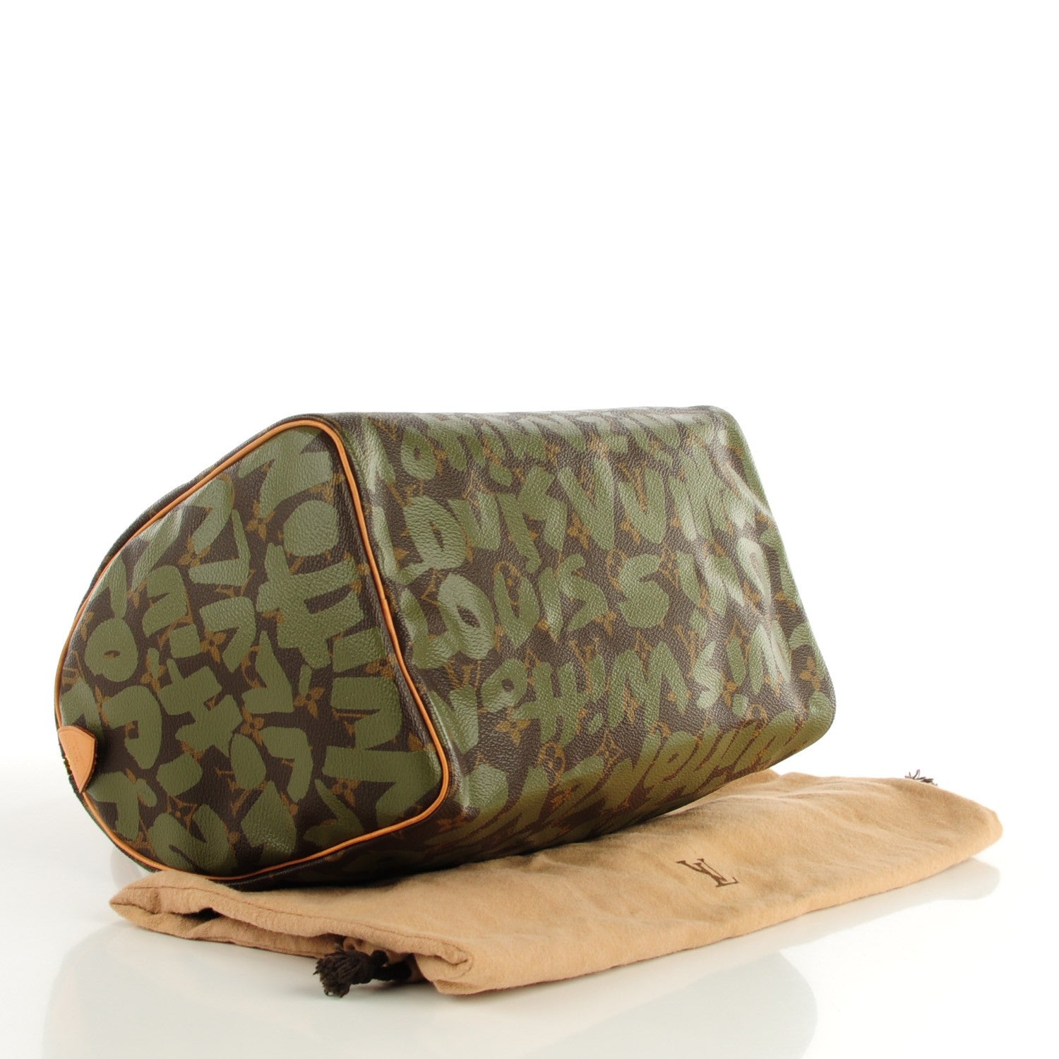 Louis Vuitton Monogram Graffiti Speedy 30 Kaki 4 of 8