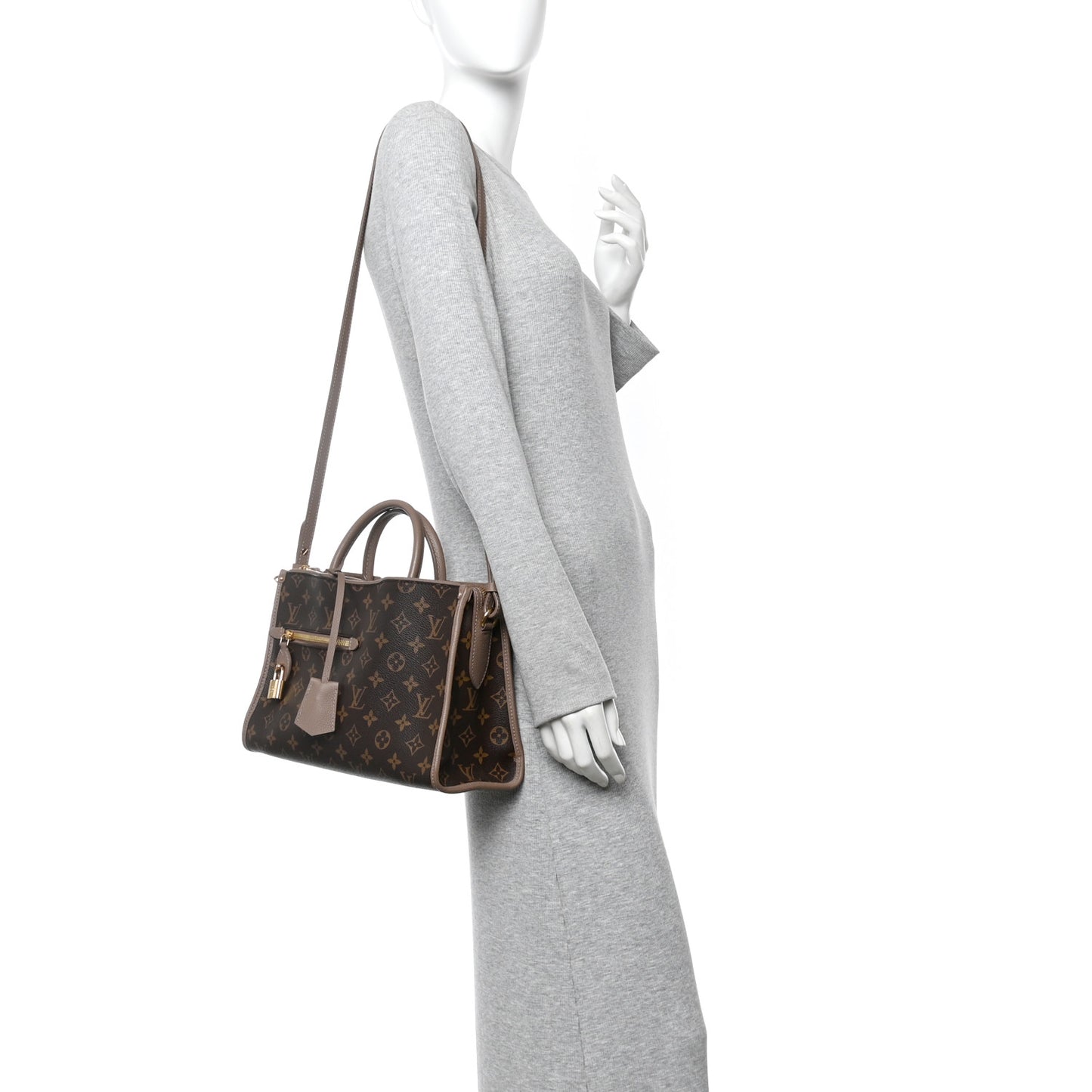 Monogram Popincourt PM Taupe Glace