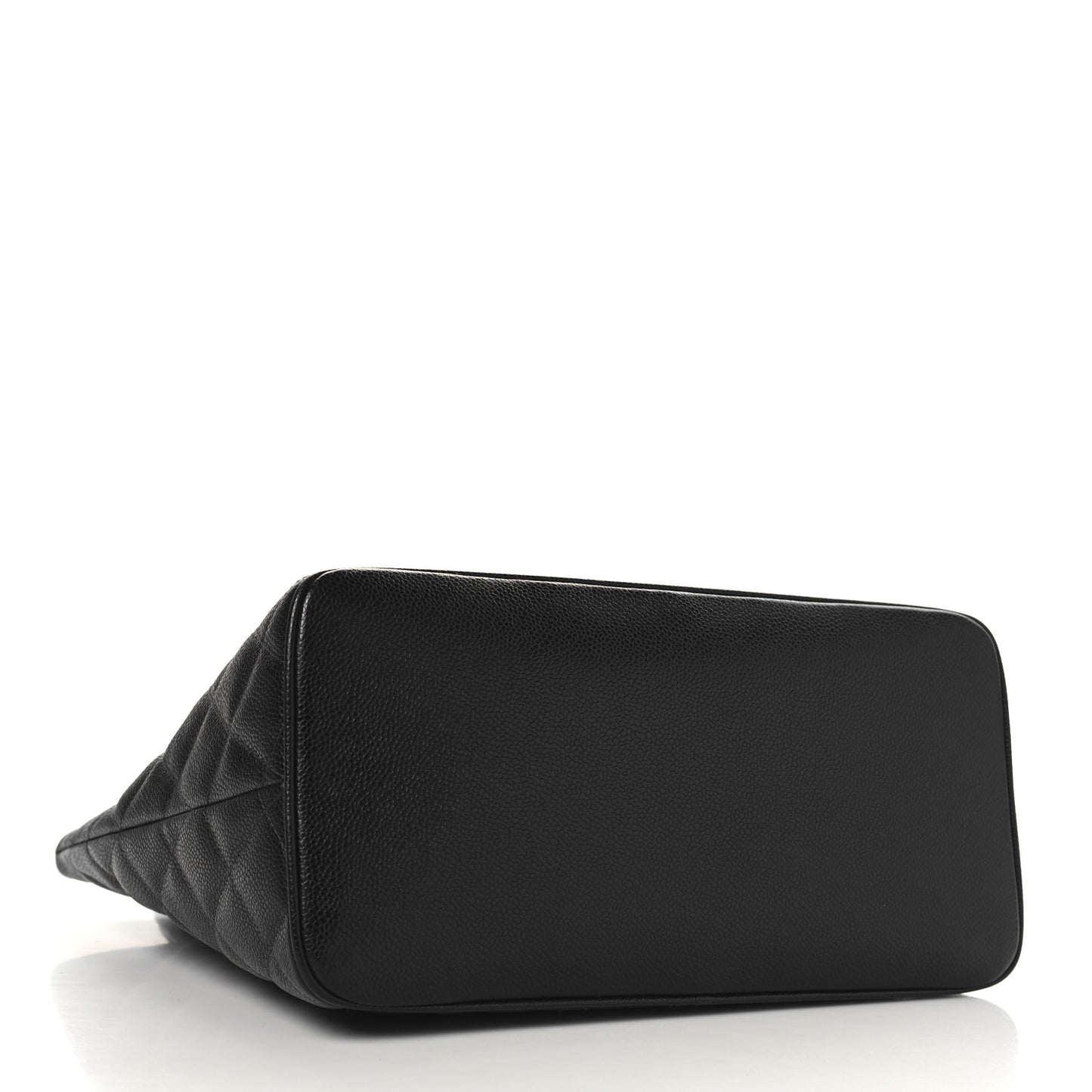 Caviar Quilted Medallion Tote Black