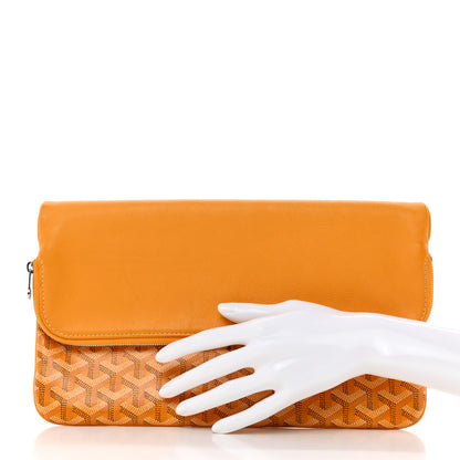 Goyard Goyardine Sainte Marie Soft Clutch Yellow 2 of 12
