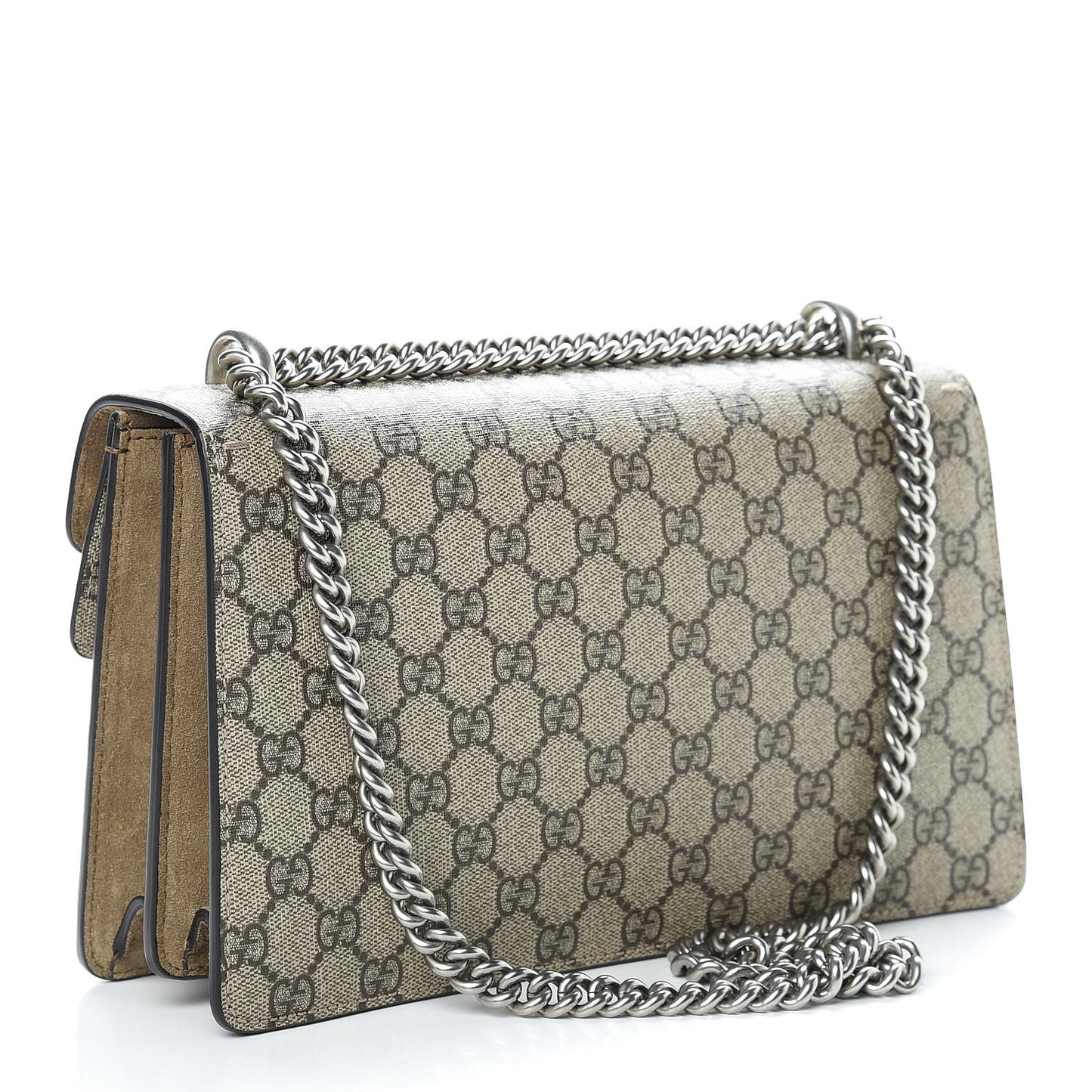 GG Supreme Monogram Small Dionysus Shoulder Bag Taupe