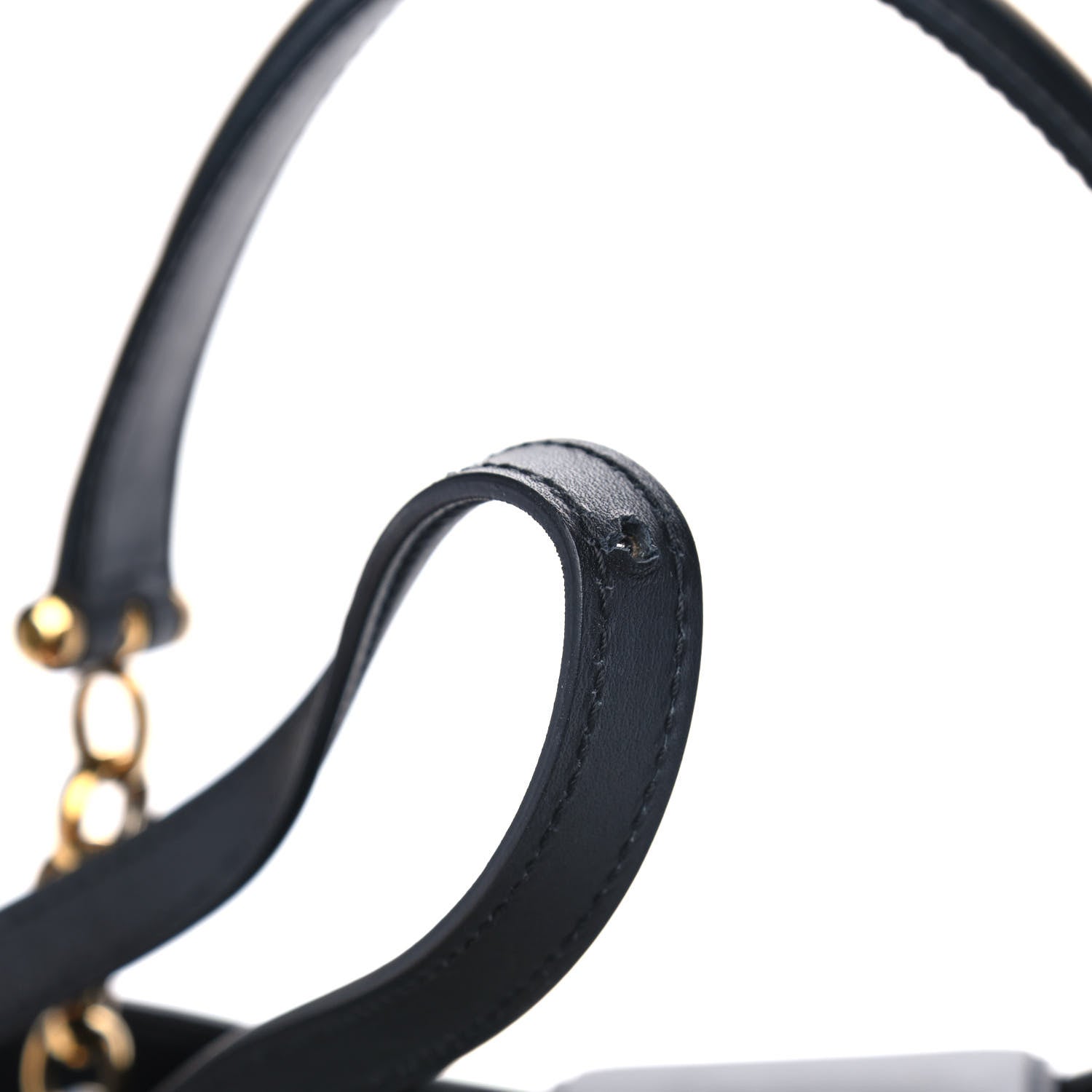 Dolce & Gabbana Smooth Calfskin Small DG Amore Satchel Bag Black 14 of 14