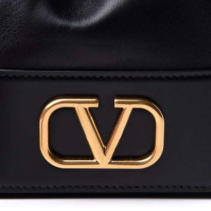 Valentino Garavani Nappa Mini VLogo Signature Chain Bucket Bag Black 7 of 10