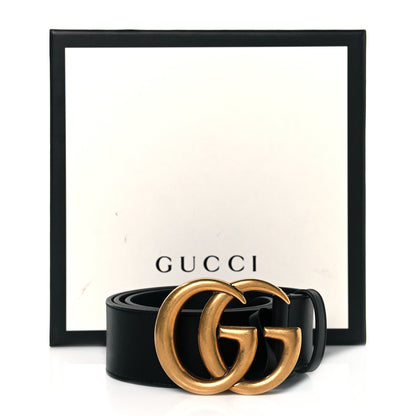 Gucci Calfskin Double G 40mm Belt 85 34 Black 5 of 5