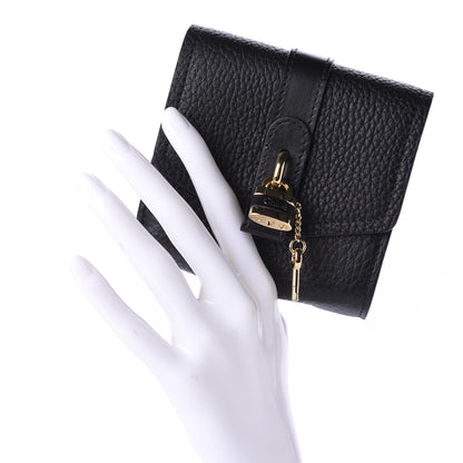 Chloe Grained Calfskin Small Aby Tri-Fold Wallet Black 2 of 8