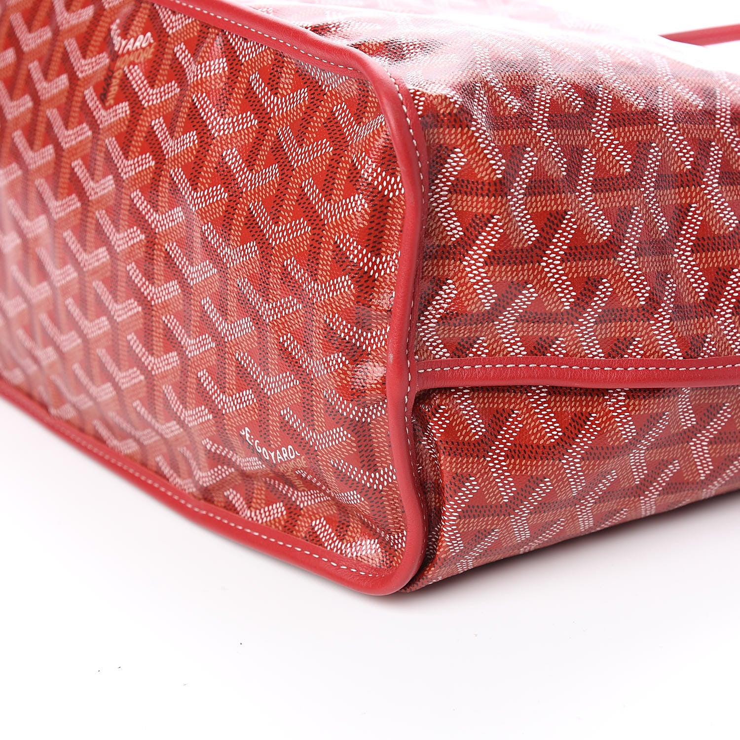 Goyard Goyardine Reversible Anjou PM Red 14 of 17