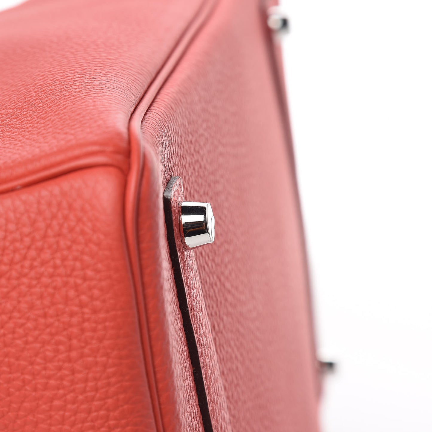 Togo Birkin 35 Rouge Pivoine