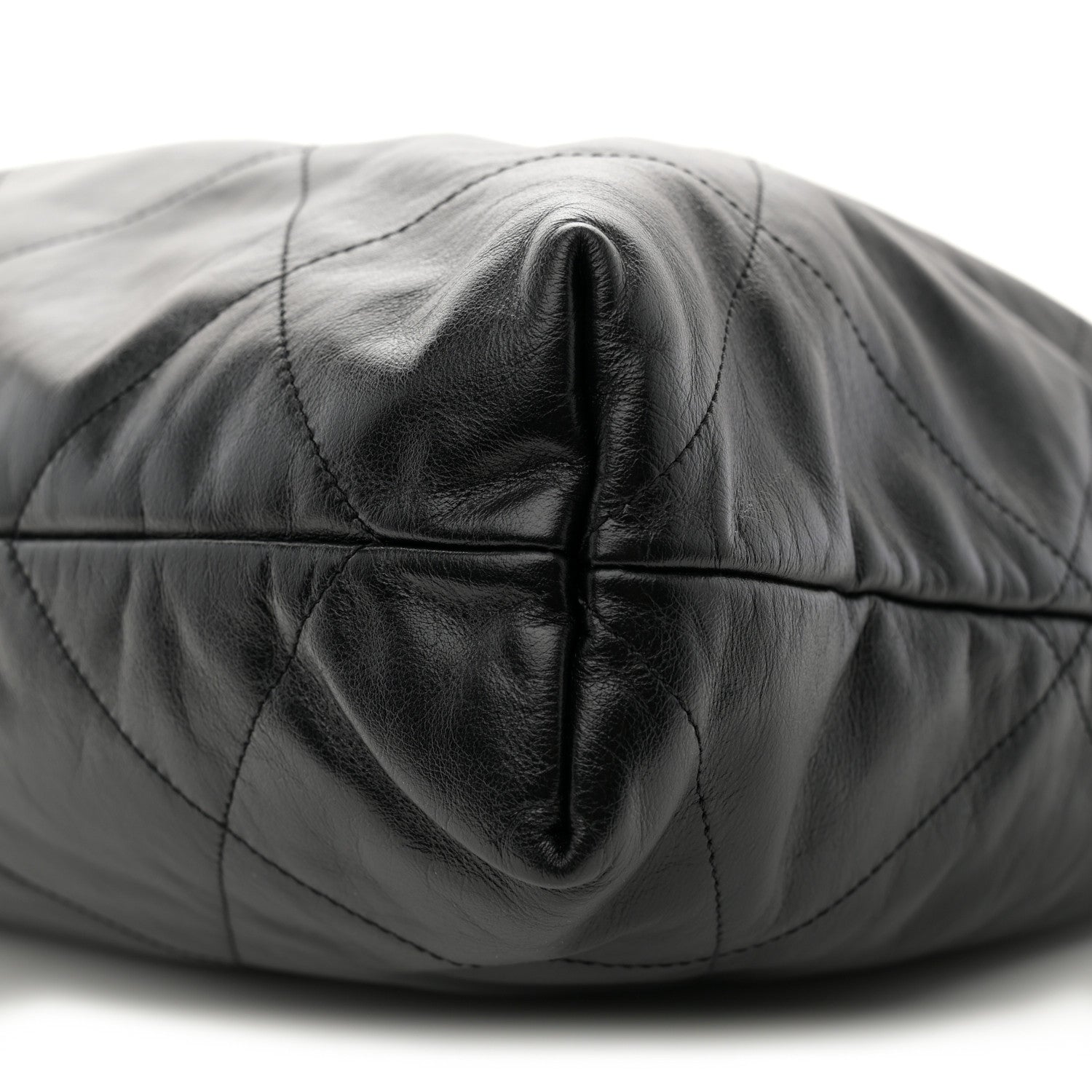 Chanel Shiny Calfskin Quilted Chanel 22 Black 12 of 13