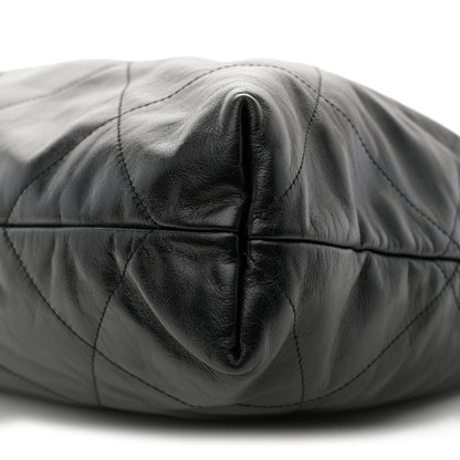 Chanel Shiny Calfskin Quilted Chanel 22 Black 12 of 13