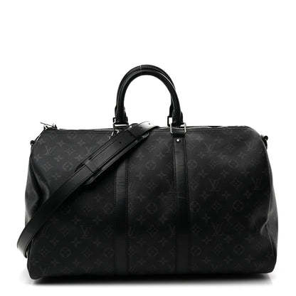Louis Vuitton Monogram Eclipse Keepall Bandouliere 45 1 of 8