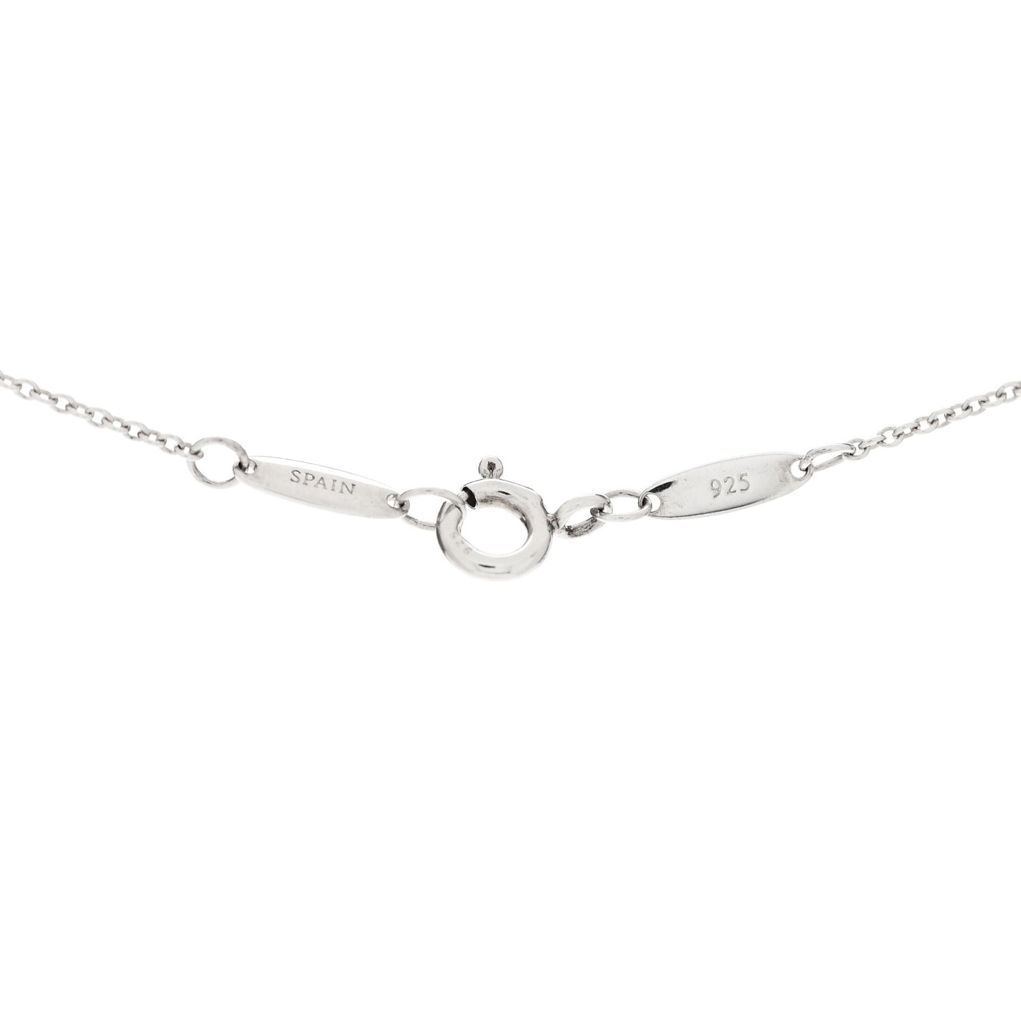 Sterling Silver Aquamarine Elsa Peretti Color By The Yard 5 Station Necklace