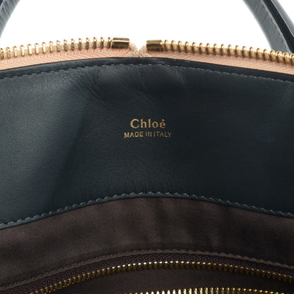 Chloe Smooth Calfskin Large Baylee Tote Marshmallow Grey Black 6 of 8