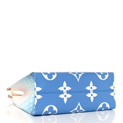 Louis Vuitton Monogram Giant By The Pool Onthego GM Blue 4 of 11