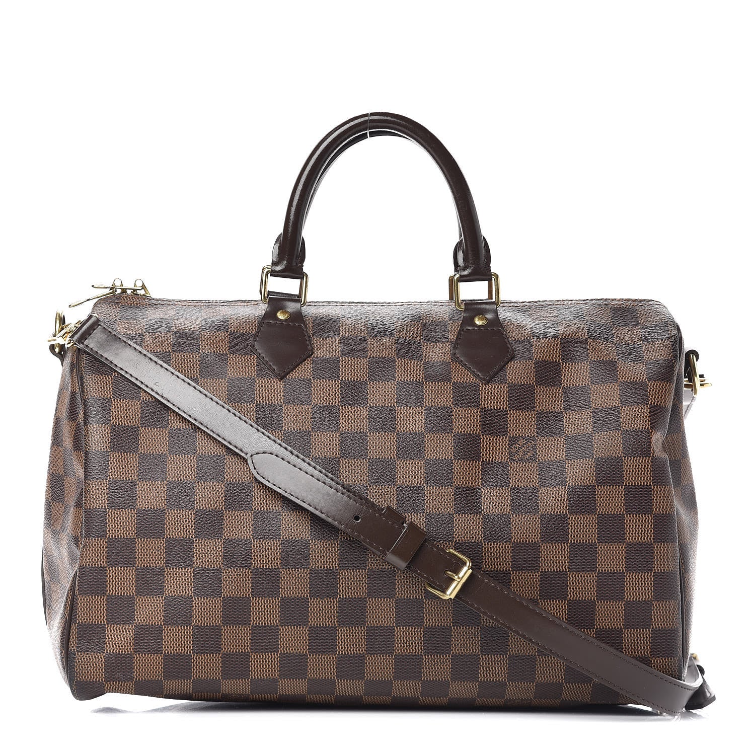 Louis Vuitton Damier Ebene Speedy Bandouliere 35 1 of 20