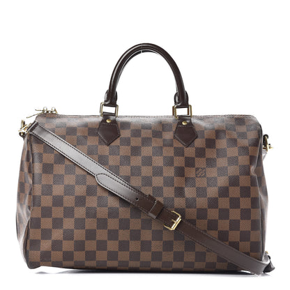 Louis Vuitton Damier Ebene Speedy Bandouliere 35 1 of 20