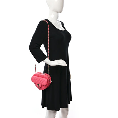Chanel Lambskin Quilted CC In Love Heart Bag Pink 2 of 10