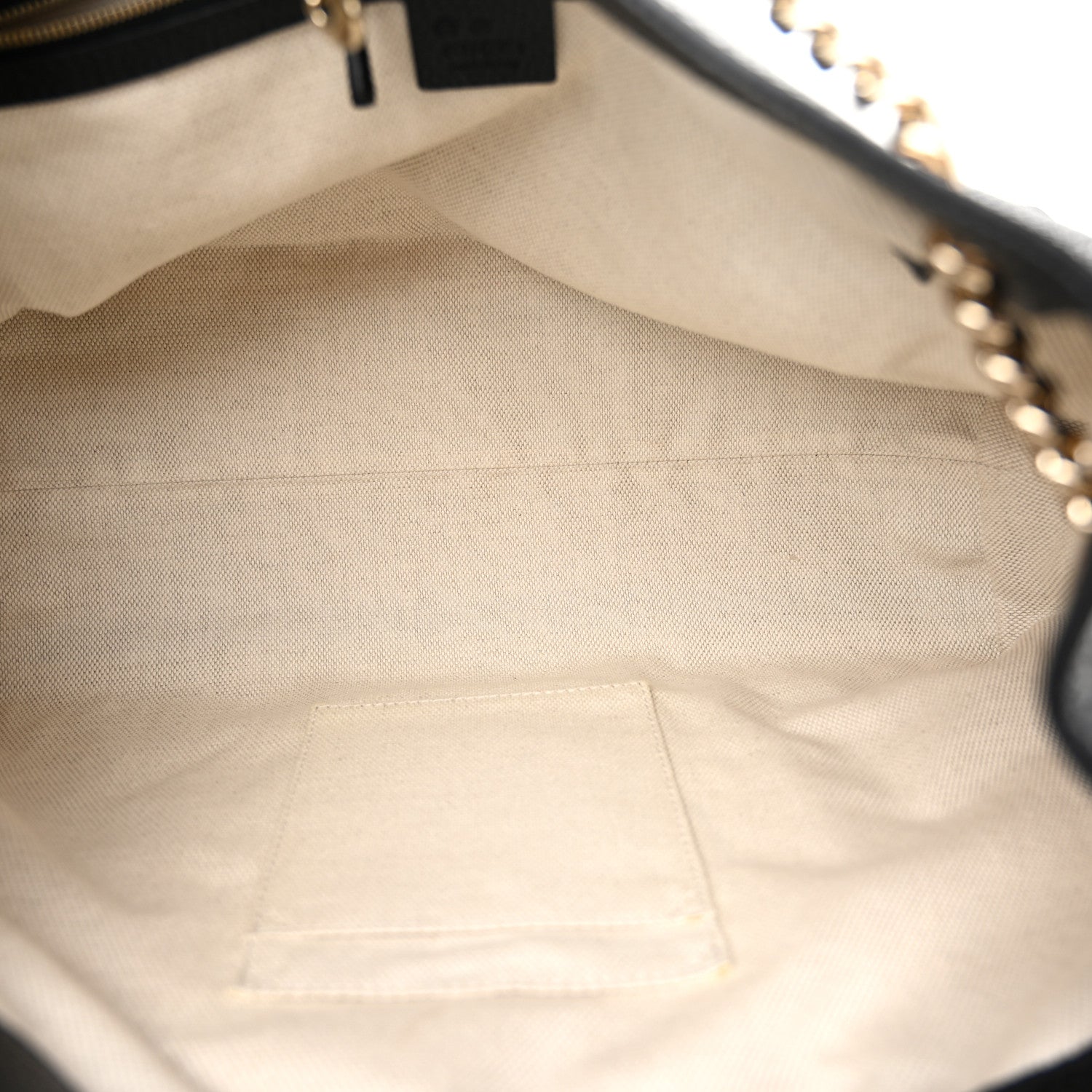 Gucci Pebbled Calfskin Medium Soho Chain Shoulder Bag Black 5 of 10