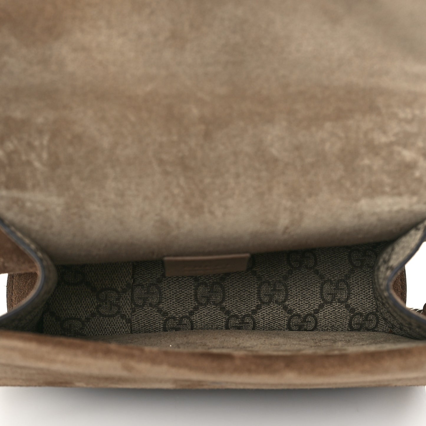 GG Supreme Monogram Mini Dionysus Shoulder Bag Taupe