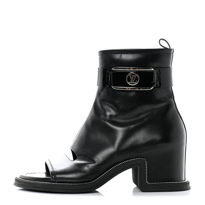 Louis Vuitton Calfskin Moonlight Boots 41 Black 1 of 8