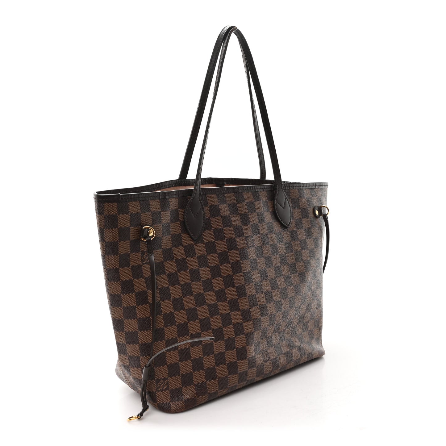 Damier Ebene Neo Neverfull MM Rose Ballerine