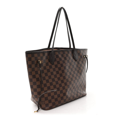 Louis Vuitton Damier Ebene Neo Neverfull MM Rose Ballerine 3 of 12