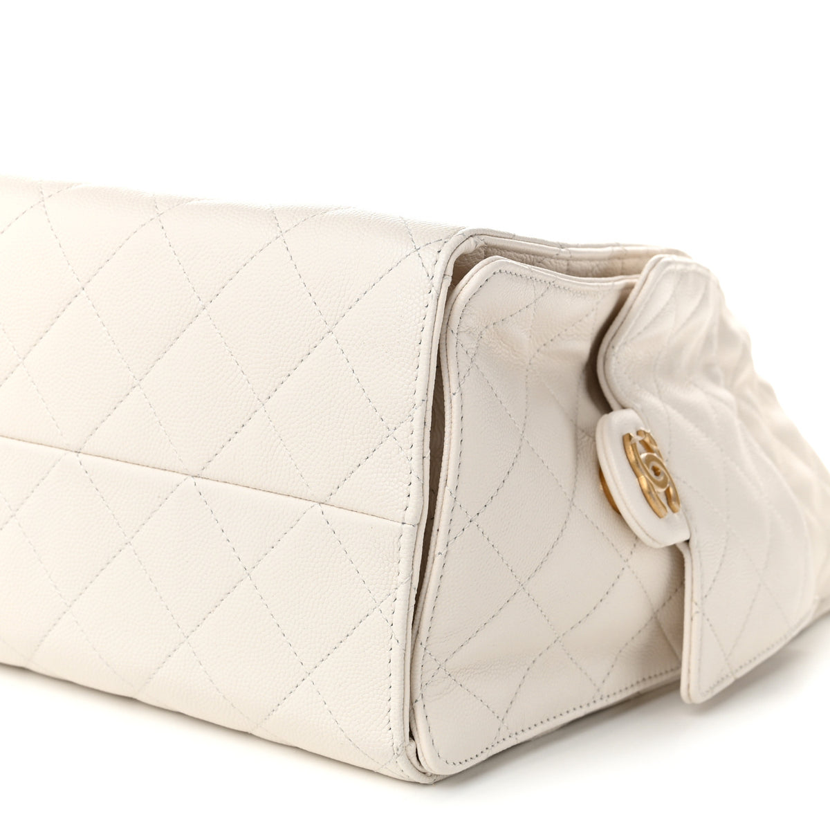 Chanel Caviar Quilted Medium Chanel 25 Handbag White 11 of 11