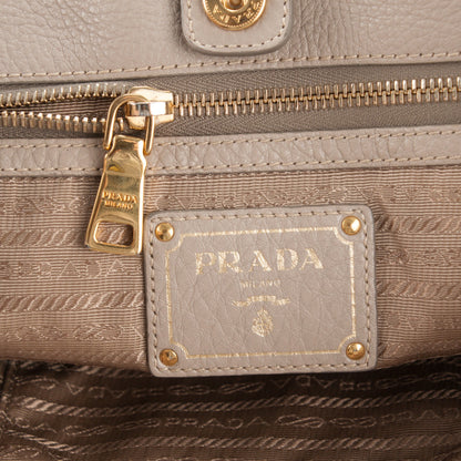 Prada Vitello Daino Shopping Tote Pomice 6 of 7
