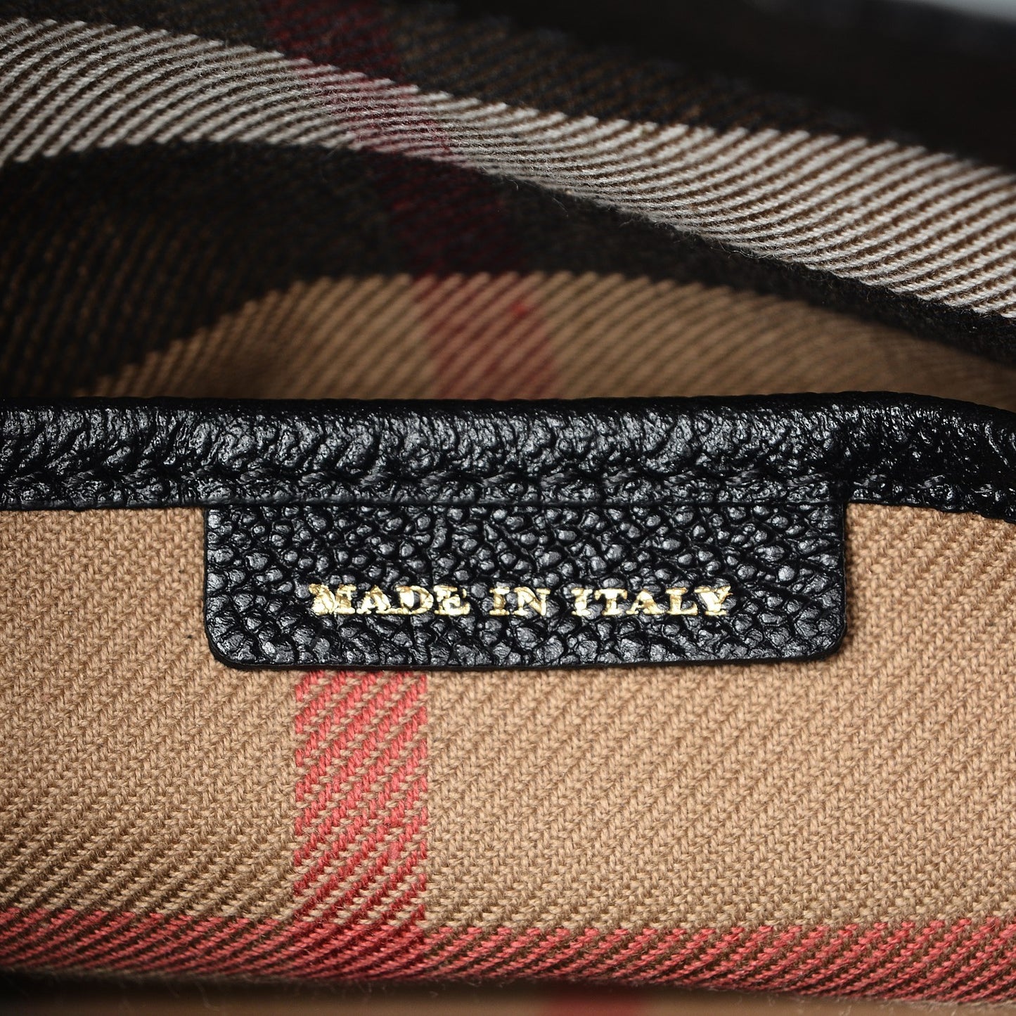 Soft Grain Calfskin Small Buckle Tote Black